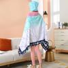 Demon Slayer Blanket Plaid Anime Kimetsu No Yaiba Cosplay Prop Tanjirou Custom Women Pajamas Shinobu Adult Bathrobe Shawl Gown Kid Friendly