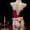 Dengmi Velvet Christmas Bunny Sexy Lingerie Set