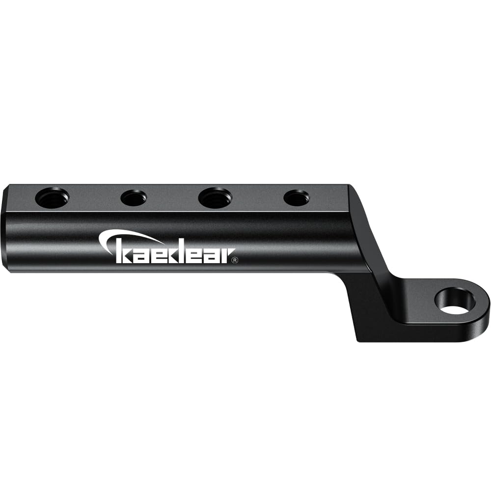 Kaedear KDR-H3L Mirror Mount, Motorcycle Clamp Bar, Multi-bar, Motorcycle Mount, Aluminum Alloy, Resonance Prevention,