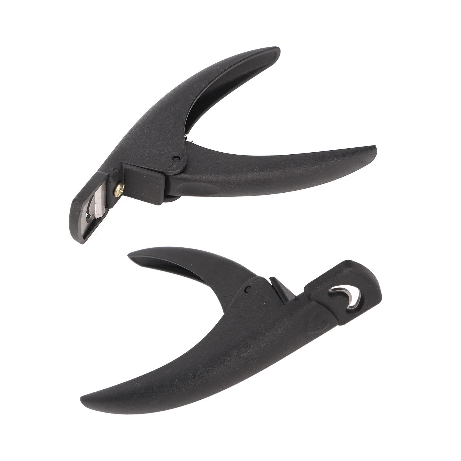 

Кусачки для типсов из нержавеющей стали, портативные, профессиональные, триммер для искусственных ногтей для маникюра, сделай сам чёрный