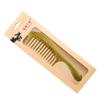 Large Jade Sandalwood Comb - Thick Wide Tooth Curling with Custom Engraving Option