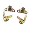 4 Pieces Tailgate Hinge ZincFinish Components BedMounted Stamped Steel Hardware
