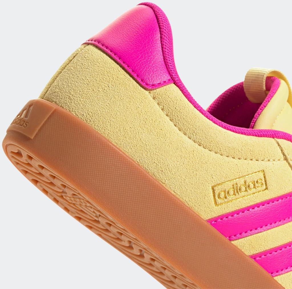 Кроссовки Adidas VL Court 3.0 Women пудровый желтый/шоковый розовый/золотой