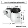 Stainless Steel 316 Double Screw 22Mm 25Mm Bimini Top Fitting Marine Slide Jaw Sleeve Pipe Eye