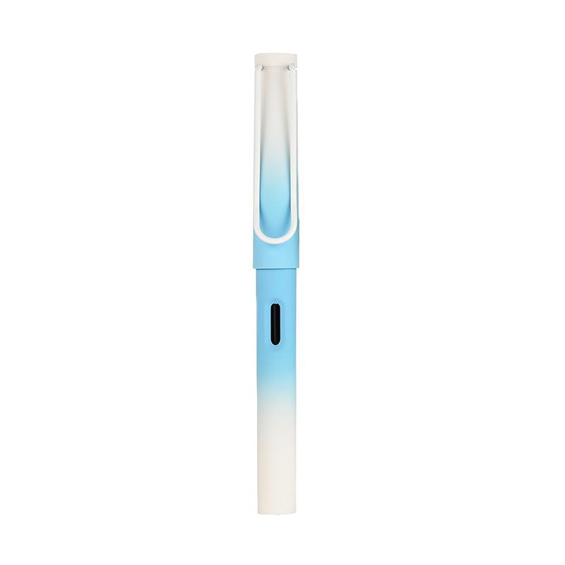 Morandi Gradient Fountain Pen: Customizable Calligraphy Pen with Logo Printing, EF/F Nib, and Ink Cartridges.