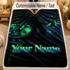 Flannel BlanketThe Weeknd Custom Name Text Personalized Soft Warm Throw Blanket Home Decor Gift