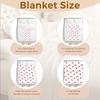 1pc Christmas Blanket Deer Snowflake Printed Smooth Flannel Blanket for Home Living Room Bedroom Decor New Year Christmas Gift