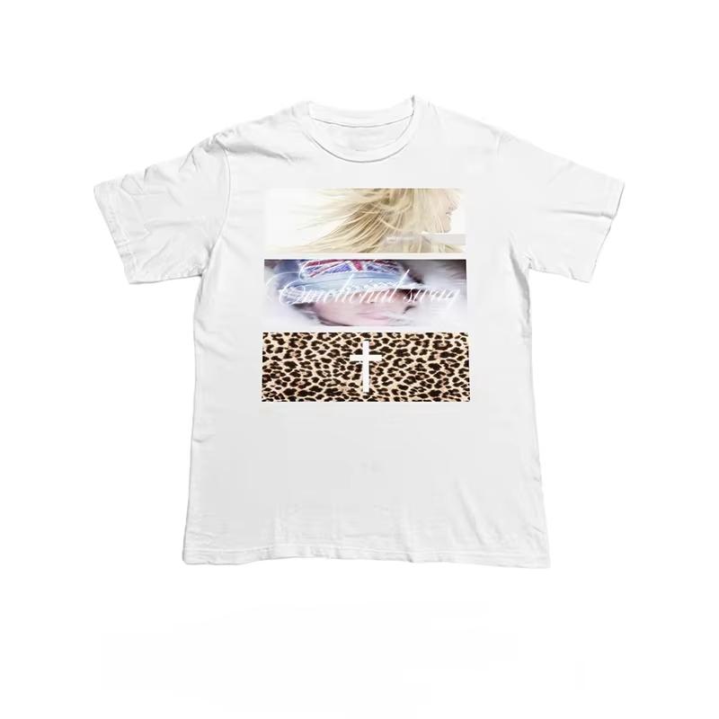 

26 Гранж Готика Повседневная Одежда Y2k Футболка Харадзюку Графический Принт Винтажная Футболка с коротким рукавом Хип-Хоп Футболка Панк Топ S