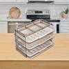Food Storage Containers Serving Tray Kitchen Organizer Fridge for