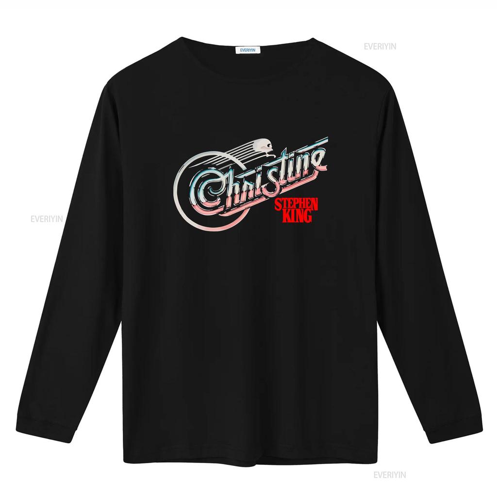 Christine Stephen King Book Fan Art T Shirt Stylish Design for Horror Lovers vintage Washed Breathable graphic Stretched