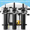 Wall Mounted 3 Link Fishing Rod Rack Storage Organizer for Boat Kayak Mount Black Quick