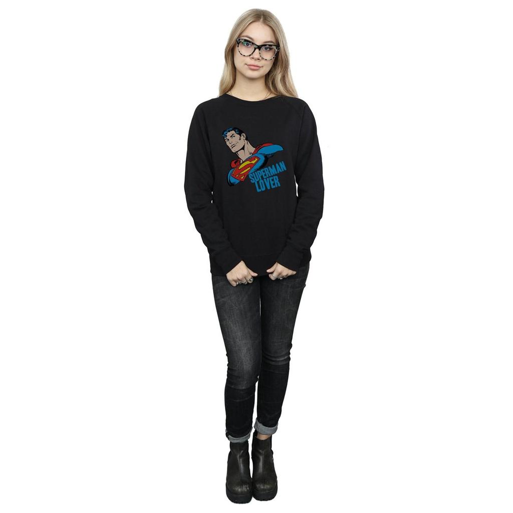 DC Comics Womens/Ladies Superman Lover Sweatshirt