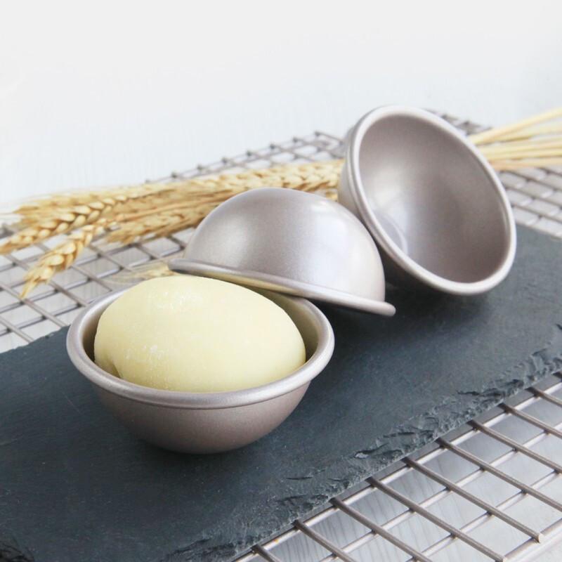 Chefmade 7cm Semi-Sphere Dessert Molds (6-Pack)