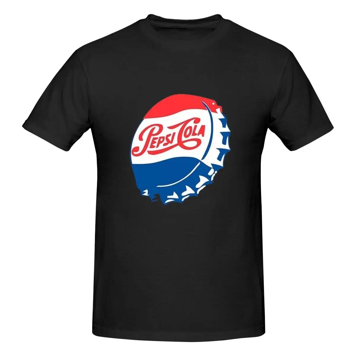 

2025 Summer Men P-Pepsi Luxury T Shirts for Men Summer Print Shirt Cotton High Quality Clothing Streetwear Tops Tee M