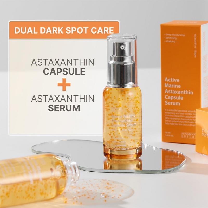 SUNGBOON EDITOR Aktywne Morskie Serum Kapsułkowe z Astaksantyną 30ml