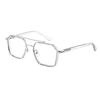 Double Beam Photochromic Anti-Blue Light Eyeglass Frames for Men & Women - Fits Myopia or Prescription Lenses