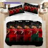 Ronaldo's Legacy Three-piece set (1 * duvet cover + 2 * pillowcase, without core) Soft and comfortable Duvet cover and pillowcase Bedding set