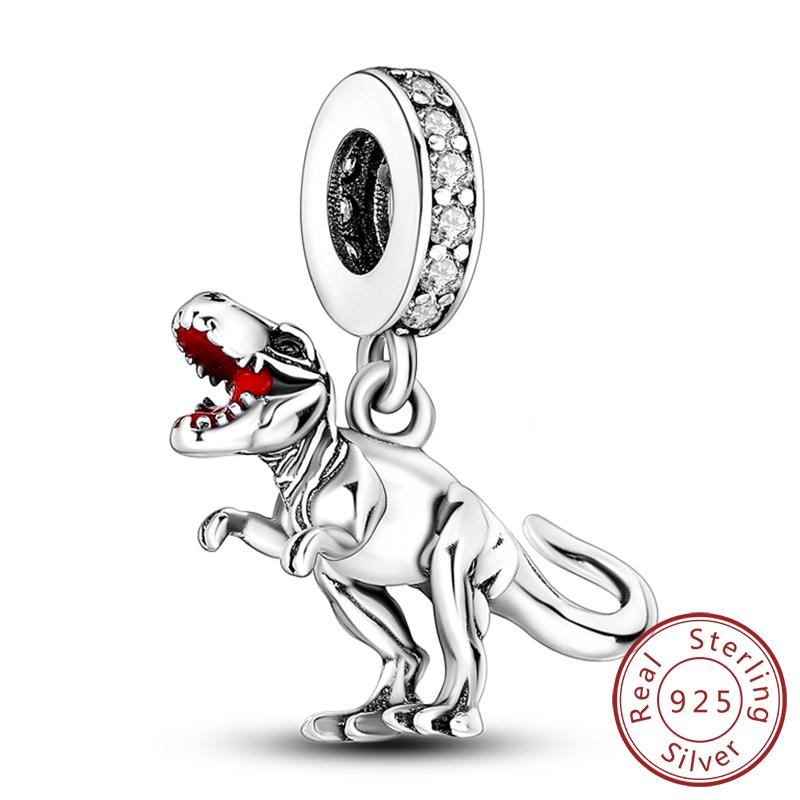 S Copper Charms Beads Pendant Elephant Cat Dog Animal Beads Fit Original Bracelet Charms Women Jewelry