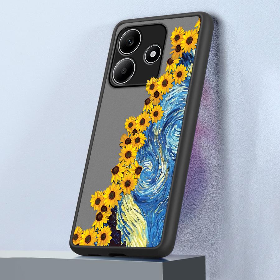 Case for Xiaomi Redmi Note 14 11 10 13C A4 14C 9S 12 13 Pro Plus Funda Back Phone Cover Van Gogh Sunflwer