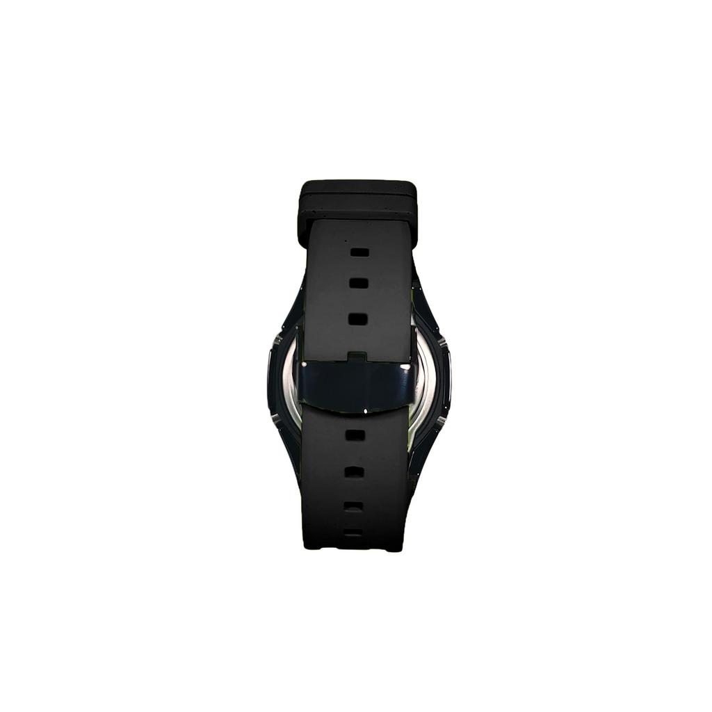 Casio Custom Collection Quartz Movement Fluoroelastomer Strap Watch Men's Watches Black Dial GA-2100-1A1(Watch3--LV)