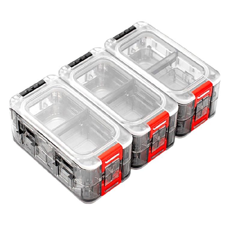 Fishing Accessory Container Magnetic Lures Box, Splicing Glow in Dark Clear