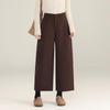 Mengshuya Women's High-Waist Loose Fit Ankle Pants