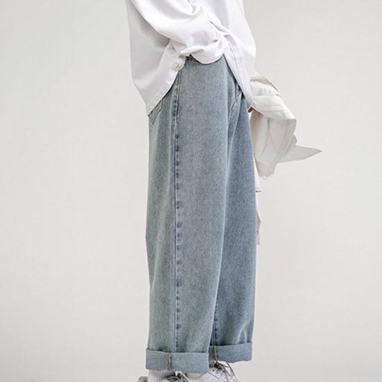 Wide Leg Solid Color Hip Hop Pants 