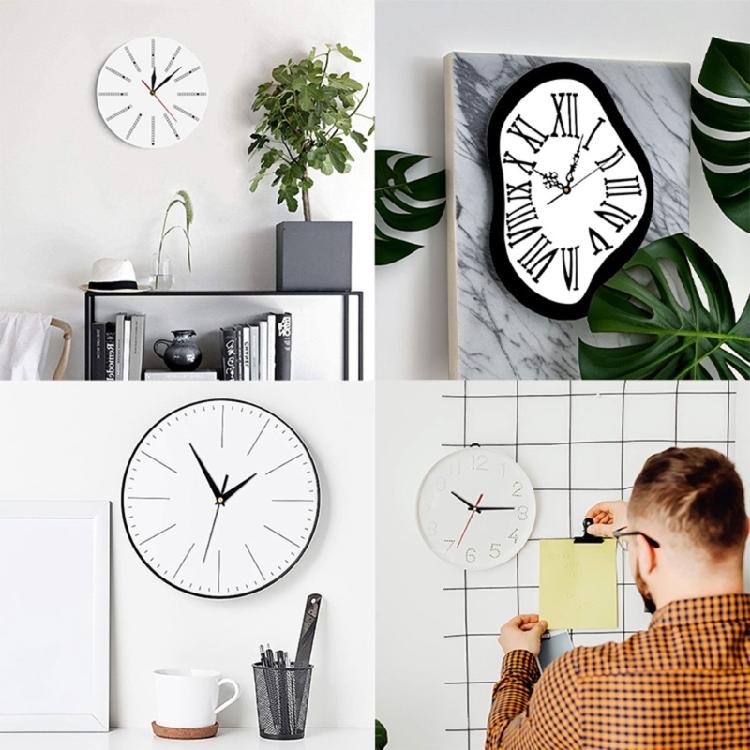 Different Shafts Clock Mechanism Kits with 7 Set Clock Hands for DIY Wall Clock