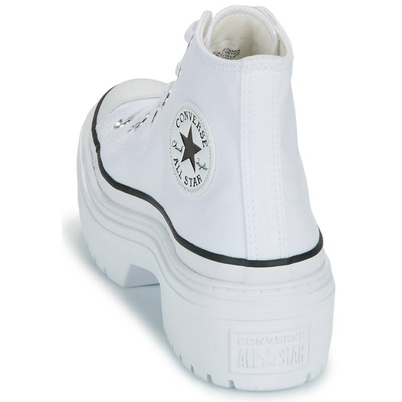 new Chuck Taylor All Star Women's Converse Lugged Heel Platform High 'White Black' Women's