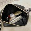 Women's New Fashion Trend Oblique Span Bag Pattern Shoulder Bag Letter Wide Chain Simple Bag