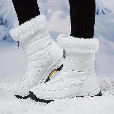 Winter Womens Snow Boots Non Slip Outdoor Waterproof Women Keep Warm Boots Botas Mujer Zipper Female Cotton Boots Plus Size