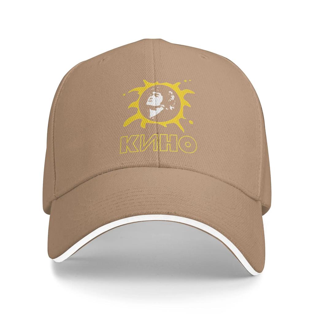 Viktor Tsoi KINO Cap For Unisex Women Trendy Baseball Cap Trucker Hat Golf Headewear Adjustable
