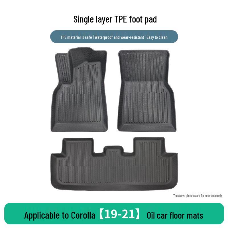 Non-Slip Rubber Floor Mats for Toyota Corolla 2019-2021