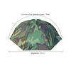 Wasserdichter Angelhut, Camping-Regenschirm, großer Kopfschirm, 69 cm Durchmesser, faltbar