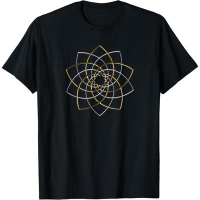 Venus Flower, Golden Ratio, Spirituality, Yoga, Space T-Shirt