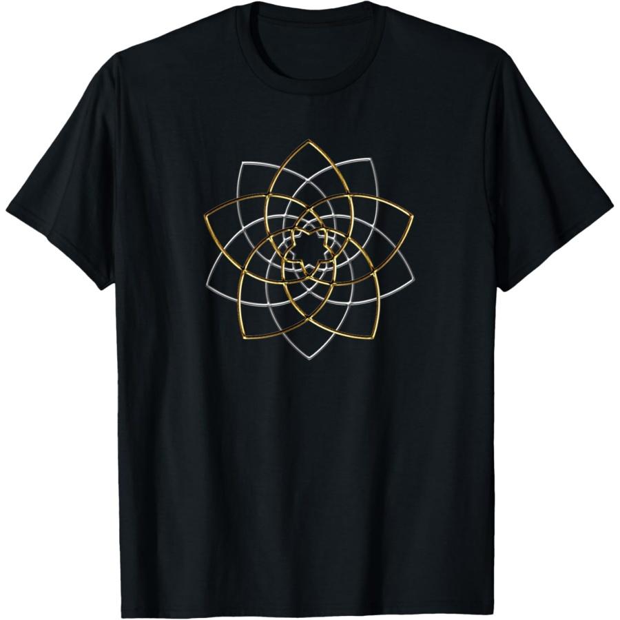 

Venus flower, golden ratio, spirituality, yoga, space T-Shirt XXXXXL чёрный