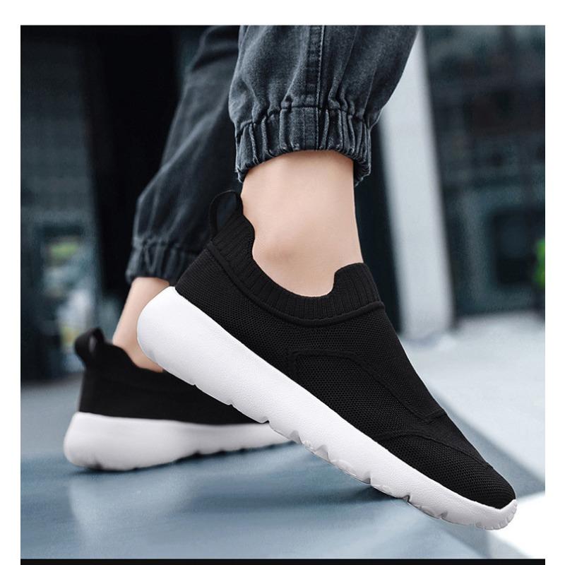 Lightweight Breathable Mesh Slip-On Walking Shoes Casual Comfortable Sneakers for Men Women