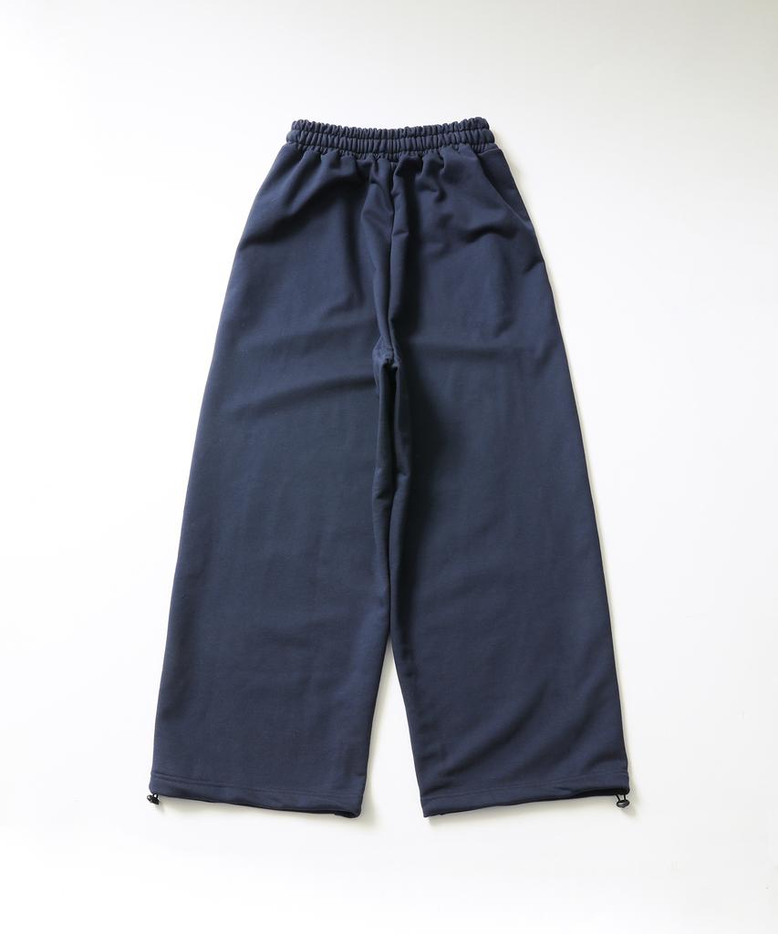 Ssieichisagongsa Wide Baggy Sweat Pants Navy