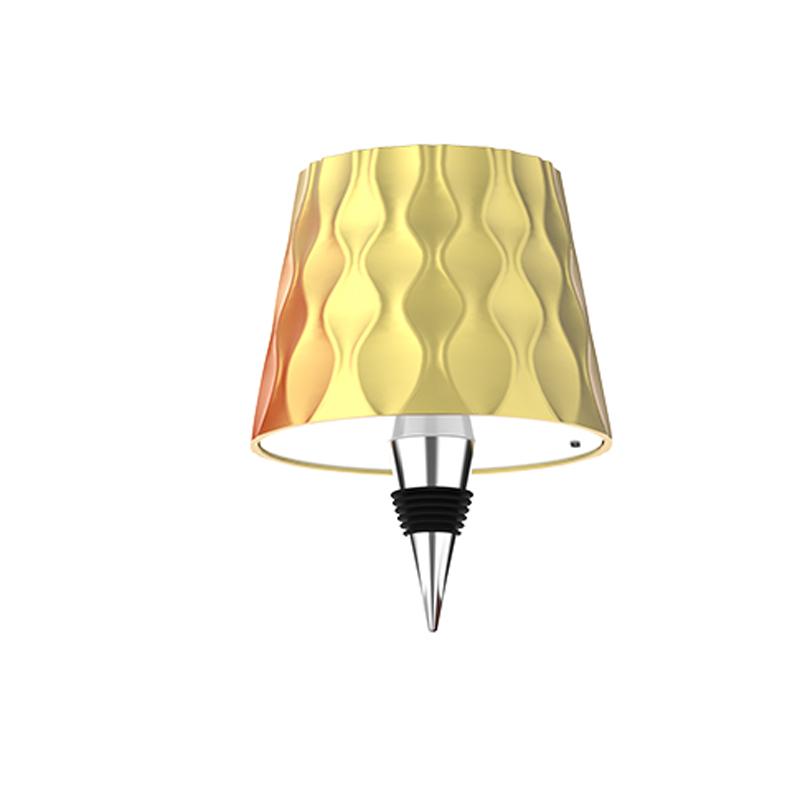 Wireless Bottle Led Table Lamp Touch Control of 3 Colors Stepless Dimming Night Lamp Suitable Bar Deco Rechargeable Desk Lights