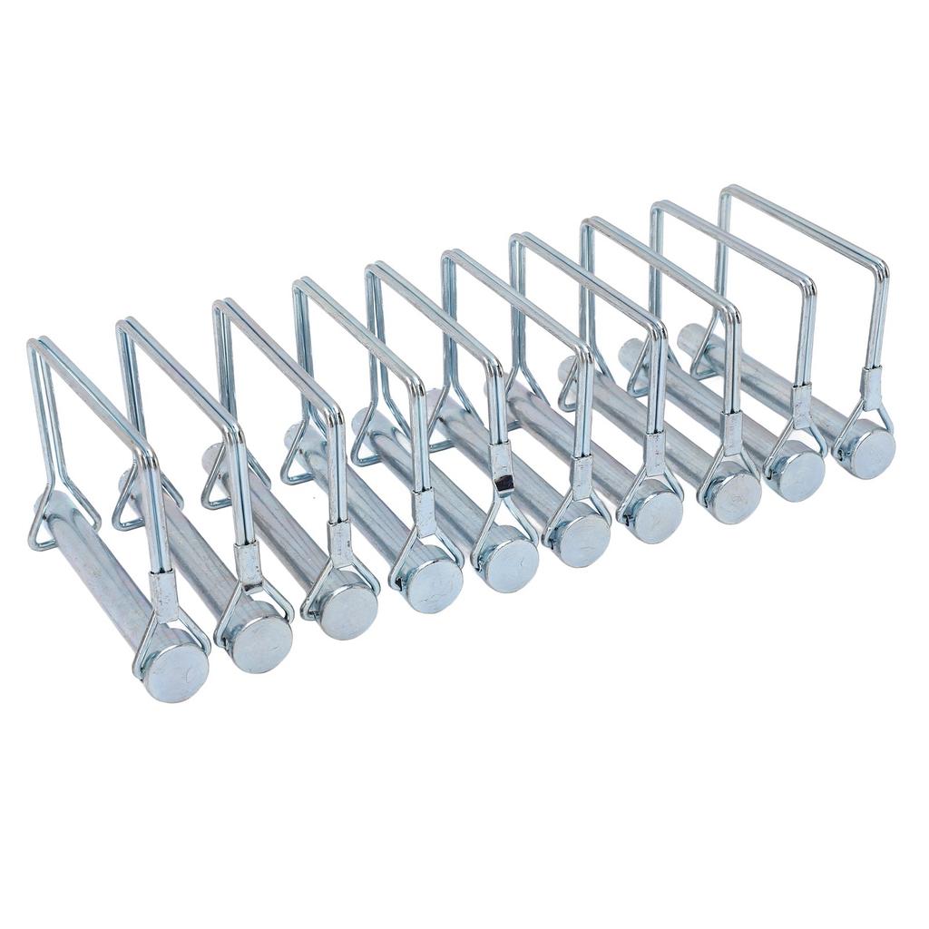 10Pcs Trailer Hitch Pin 5 16 Inch Rustproof Reliable Stable Trailer Coupler Pin for Hooks Power Output Shafts