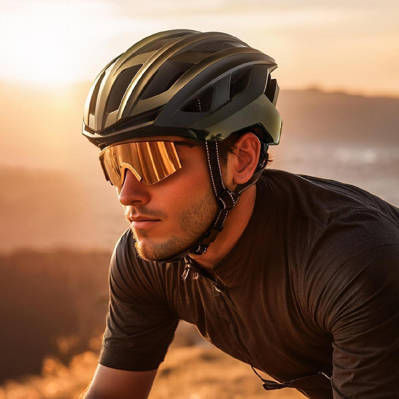 

Bike Helmet Bicycle Cycling Accessories Portable for Biking Outdoor Activities Black M