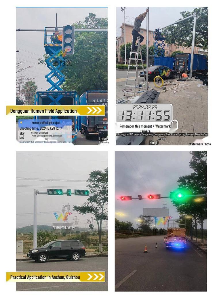 400-Type Full Screen LED Traffic Signal with Countdown: Red and Green Arrow Lights