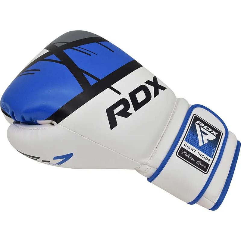 RDX F7 Boxing Gloves Blue 10OZ