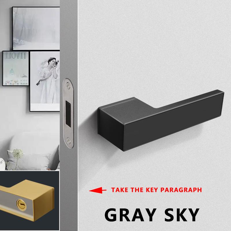 TOPKNORR Room Door Lock Indoor Magnetic Mute Ecological Door Lock Wooden Door Bedroom Toilet Household Door Lock Door Handle