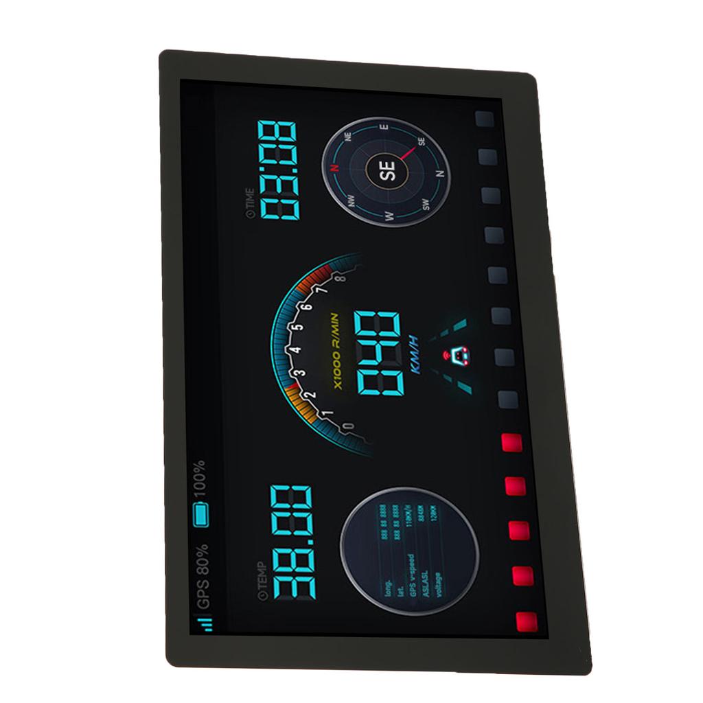 7-Zoll-QLED-integrierter kapazitiver Touchscreen 1024 x 600 5 Punkte Dünner Touchscreen-Monitor für RasPi