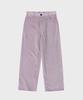 Noir For Woman Tencel-Ribbed Wide Pants (Lavender Pink)