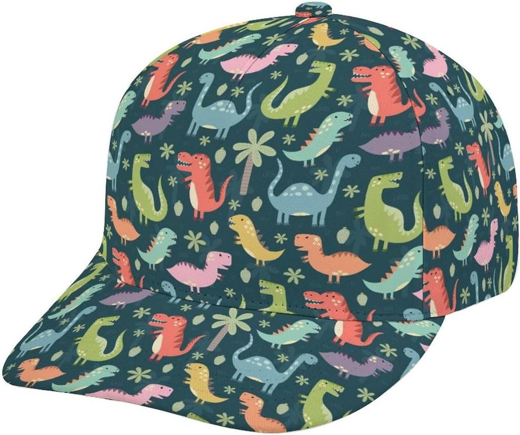 Colorful Floral Skull Print Hat Baseball Cap Hat Snapback for Men Women Ladies Hip Hop Trucker Cap Dad Hat