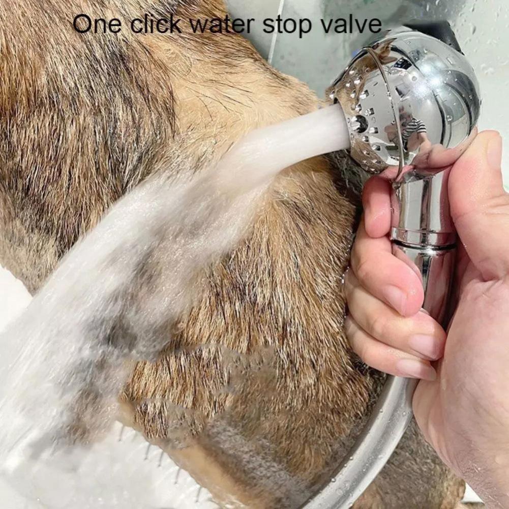 1Pcs Shower Head ABS One-Click Water Stop Shampoo Bowl Spray Head Water-Saving Shower Head Sprayer Bathroom Accessories