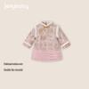 JELLYBABY Girls' Winter Chinese Style Embroidered Dress