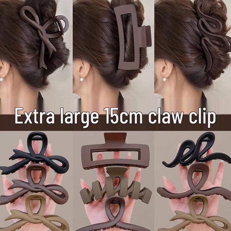 Exquisite Acrylic Claw Clip for Thick Hair - Large High-End Shark Hairpin
